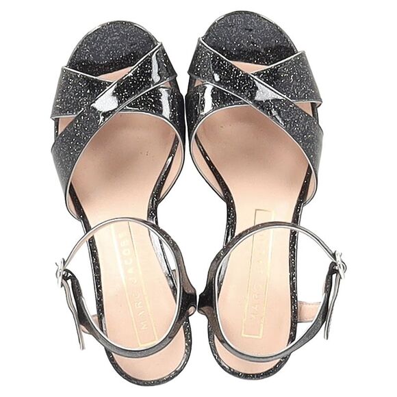 Marc Jacobs Platform Sandals in Black Patent Leather - Picture 2 of 6